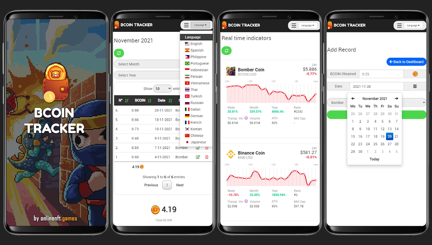 BCOIN Tracker (Android)