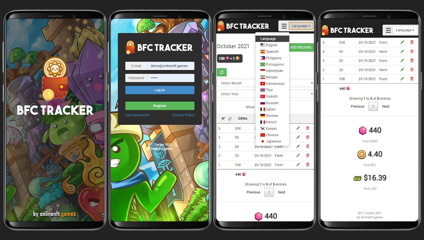 BFC Tracker (Android)