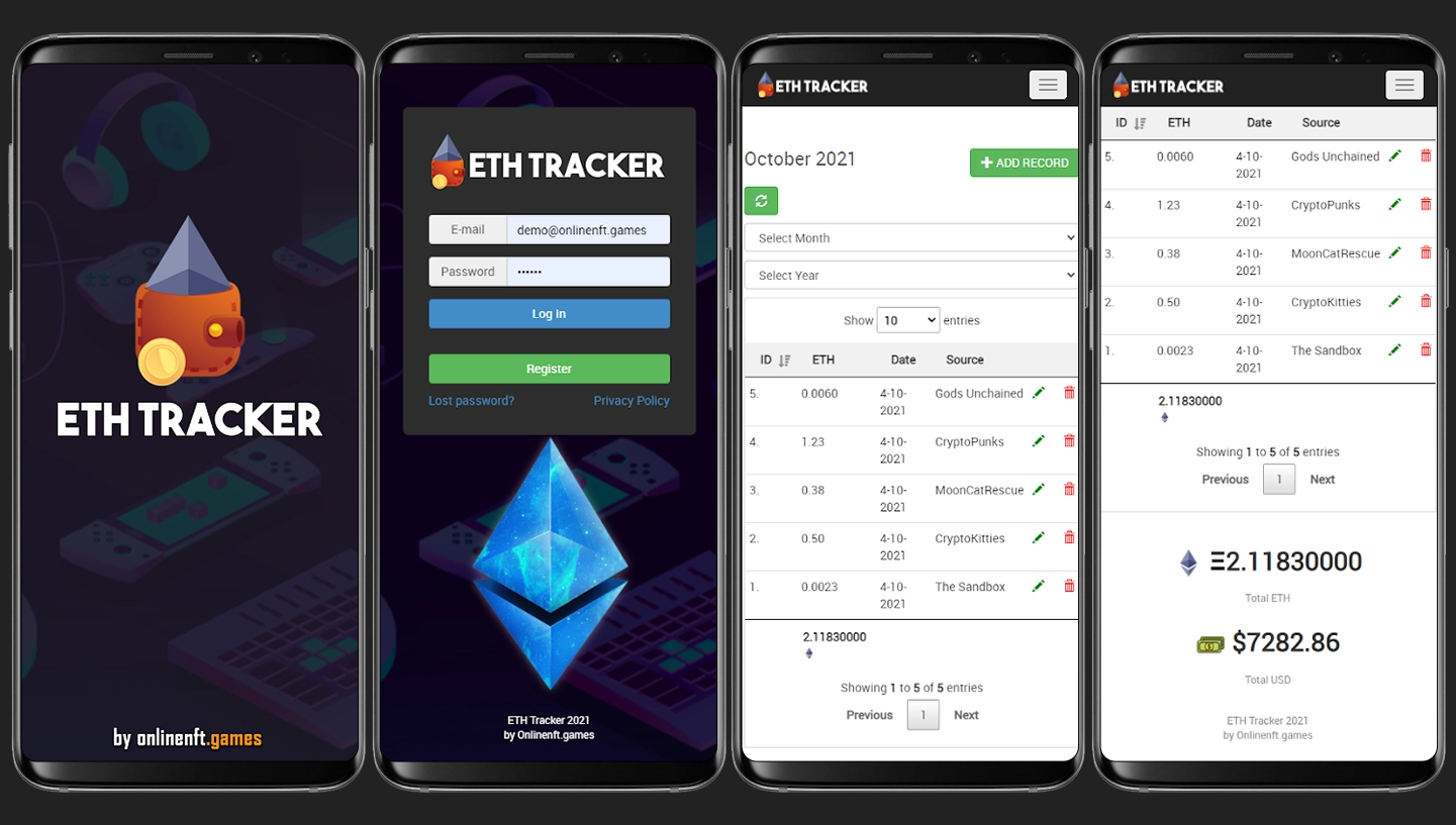 ETH Tracker (Android)