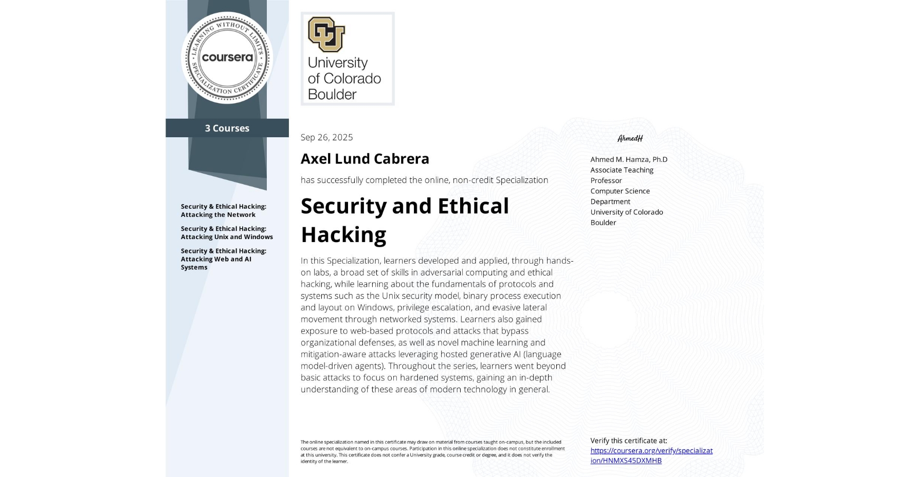 Security and Ethical Hacking