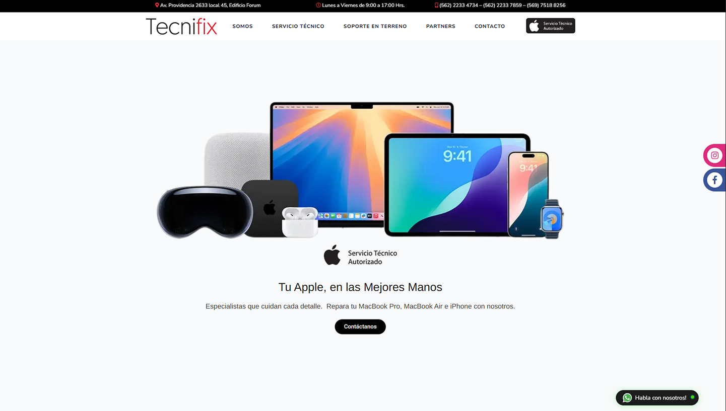 Tecnifix – Servicio Técnido de Apple Autorizado